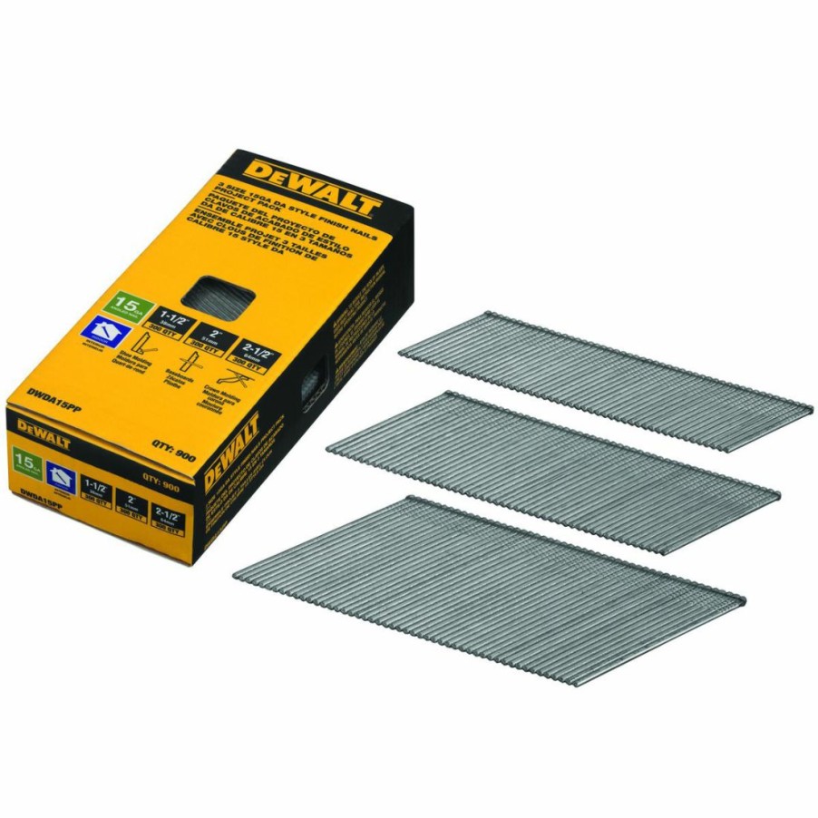 Hardware * | Dewalt Da Nails Project Pack, 15-Gauge, Dwda15Pp