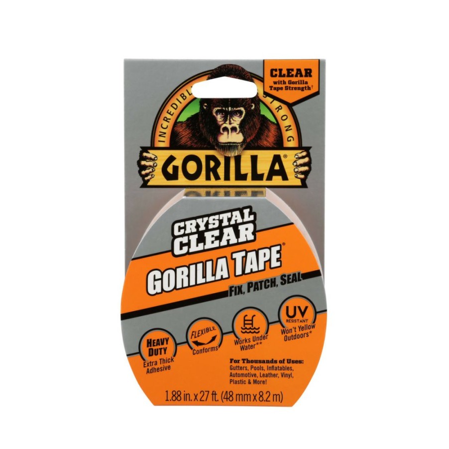 Tape & Adhesive * | Gorilla Repair Tape, 6027002, Clear, 9 Yd