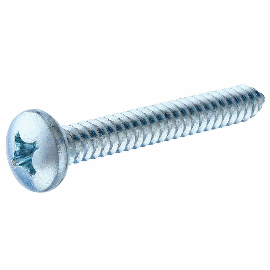 Hardware * | Hillman Zinc Pan Head Phillips Sheet Metal Screws, 8-Pack, 5523, #14 X 3/4 In