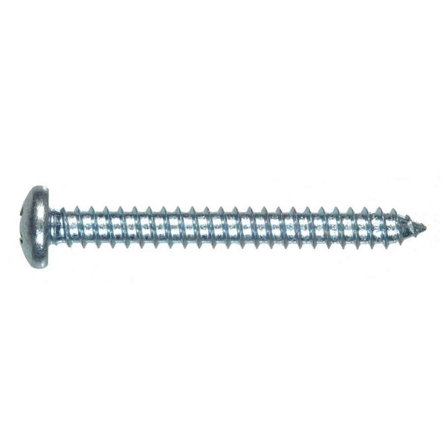 Hardware * | Hillman Zinc Pan Head Phillips Sheet Metal Screws, 8-Pack, 5523, #14 X 3/4 In