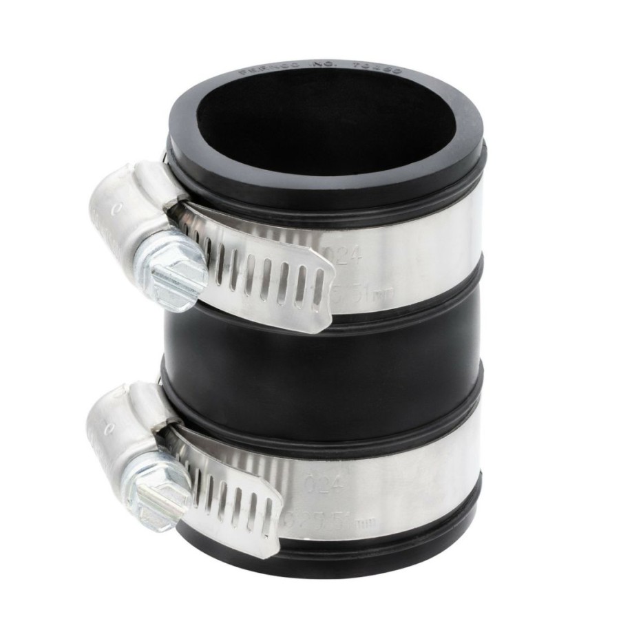 Plumbing * | Fernco 1-1/2 In To 1-1/4 In Flexible Pvc Tubular Drain Pipe Connector, Ptc150