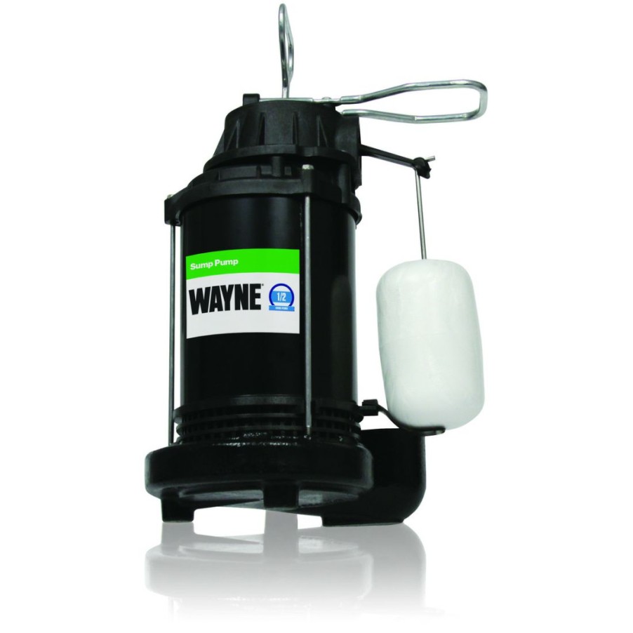 Plumbing * | Wayne Epoxy Coated Housing, Cast Iron Pump Base, 1/2 Hp Sump Pump, Cdu800