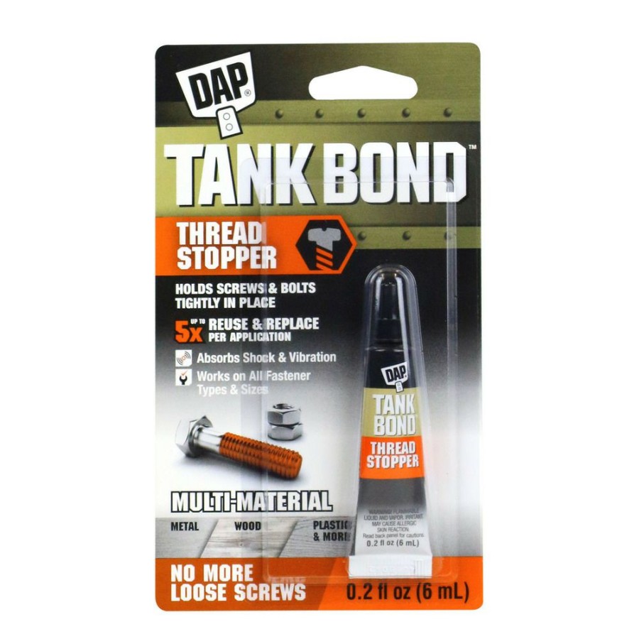 Tape & Adhesive * | Dap Tank Bond Thread Stopper, 7079800167, 0.2 Oz