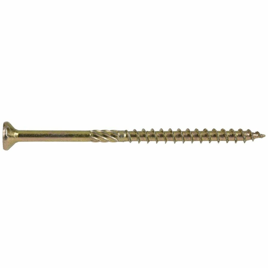 Hardware * | Power Pro Premium Interior Wood Screws, Star Drive, 50-Pack, 42473, #9 X 3 In