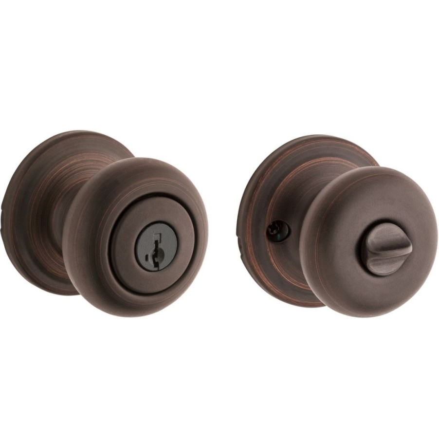 Hardware * | Kwikset Polo Keyed Entry Knob, 94002-822, Venetian Bronze