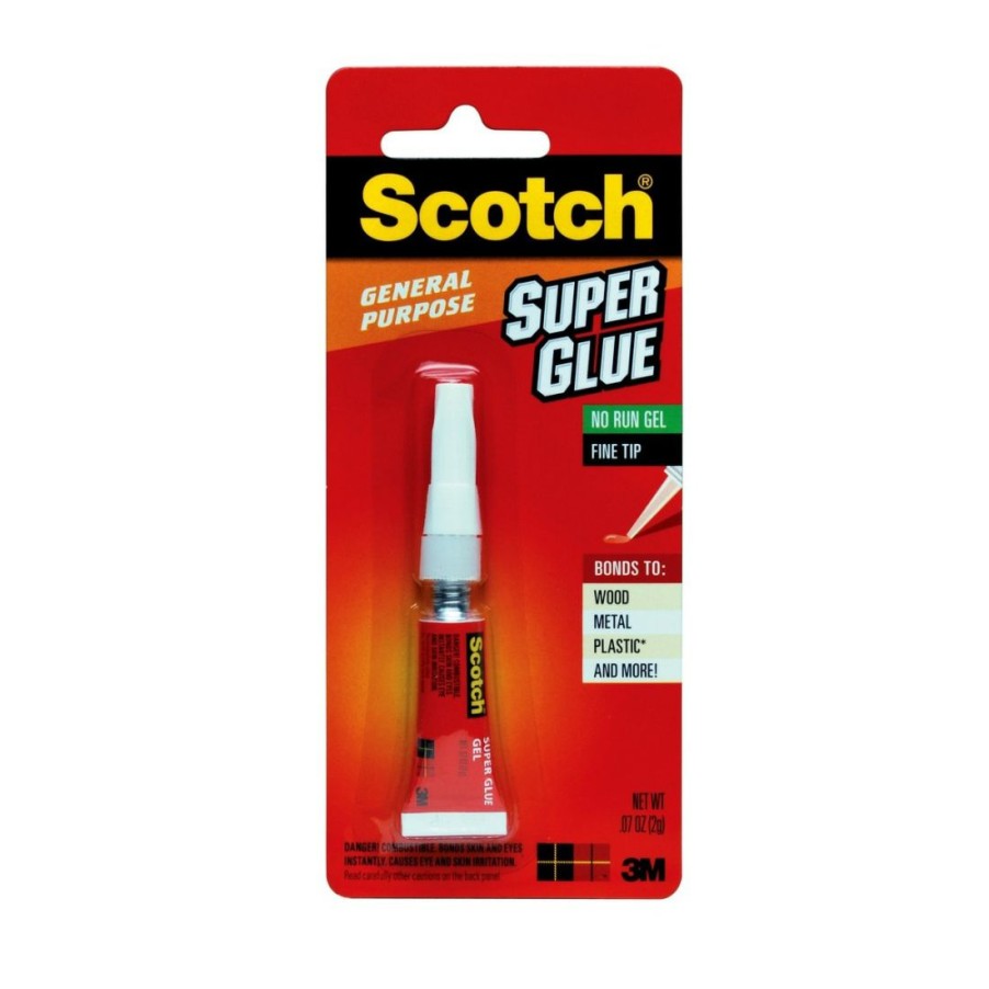 Tape & Adhesive * | Scotch Super Glue Gel, Ad113, .07 Oz