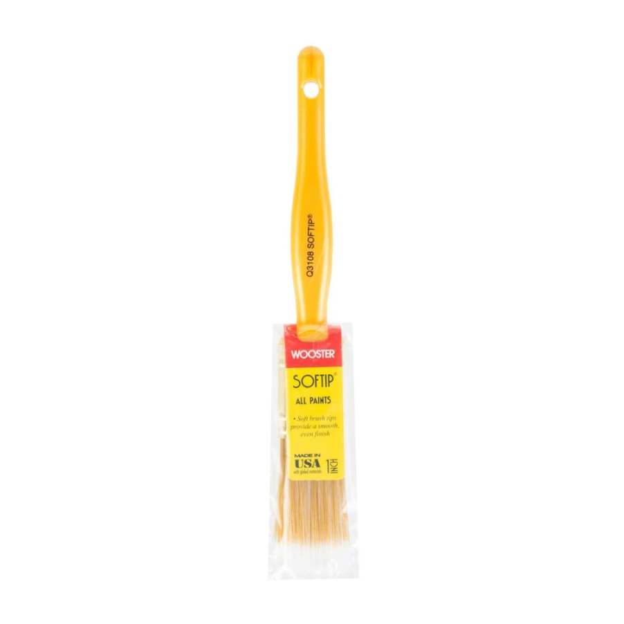 Paints & Stains * | Wooster Softip Paint Brush, 1 Inch, Q3108-1