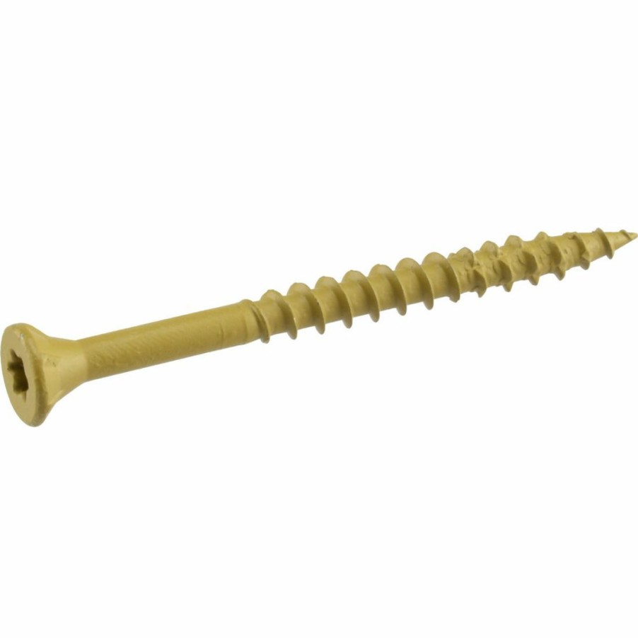 Hardware * | Deck Plus Star Drive Wood & Deck Screws, Tan, 5 Lb, 48416, #10 X 2-1/2 In