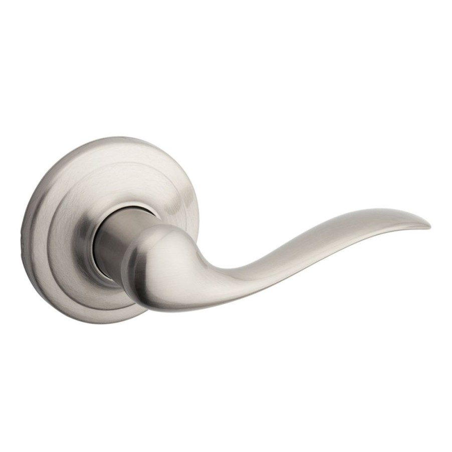 Hardware * | Kwikset Tustin Hall / Closet Lever, 97200-777, Satin Nickel