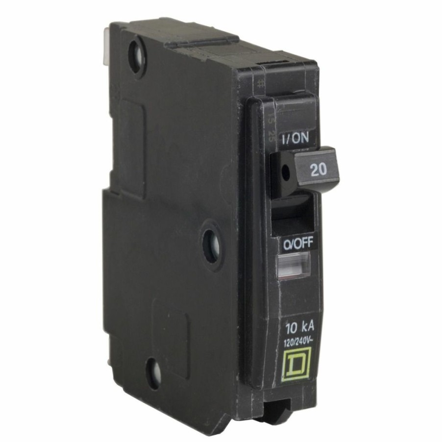 Paints & Stains * | Square D Circuit Breaker Qo Single-Pole, 20A, 120 / 240 V, 10 Ka, Qo120Cp