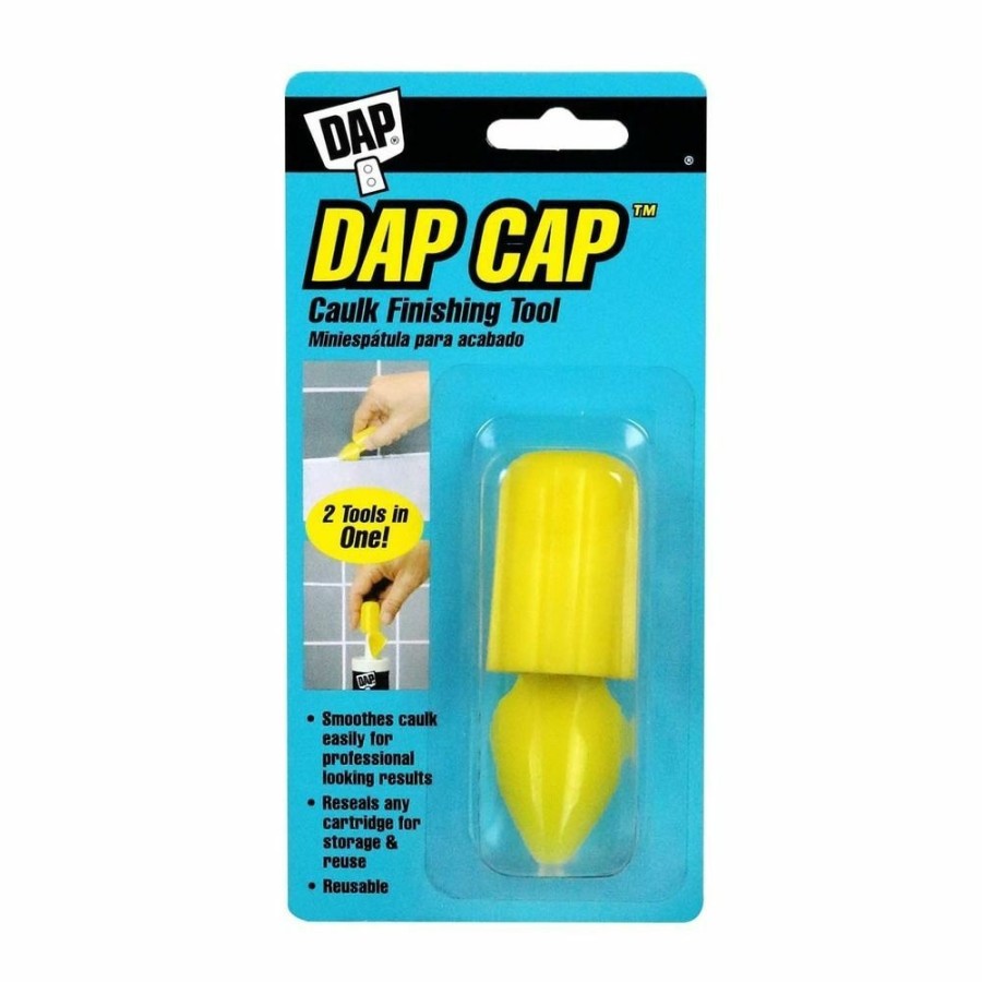 Tape & Adhesive * | Dap Cap Caulk Finishing Tool, 7079818570, Yellow