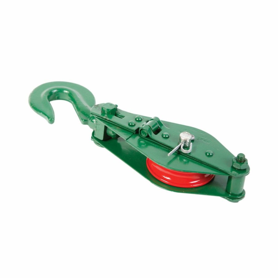 Hardware * | Koch Industries Single Pulley Snatch Block, Green, 3 In, 3240393