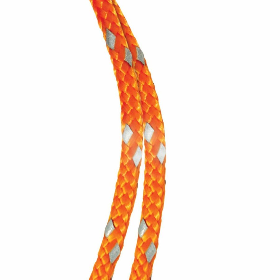 Hardware * | Koch Industries Diamond Braided Poly Reflective Orange Rope, 5/32 X 50 Ft, 5180504