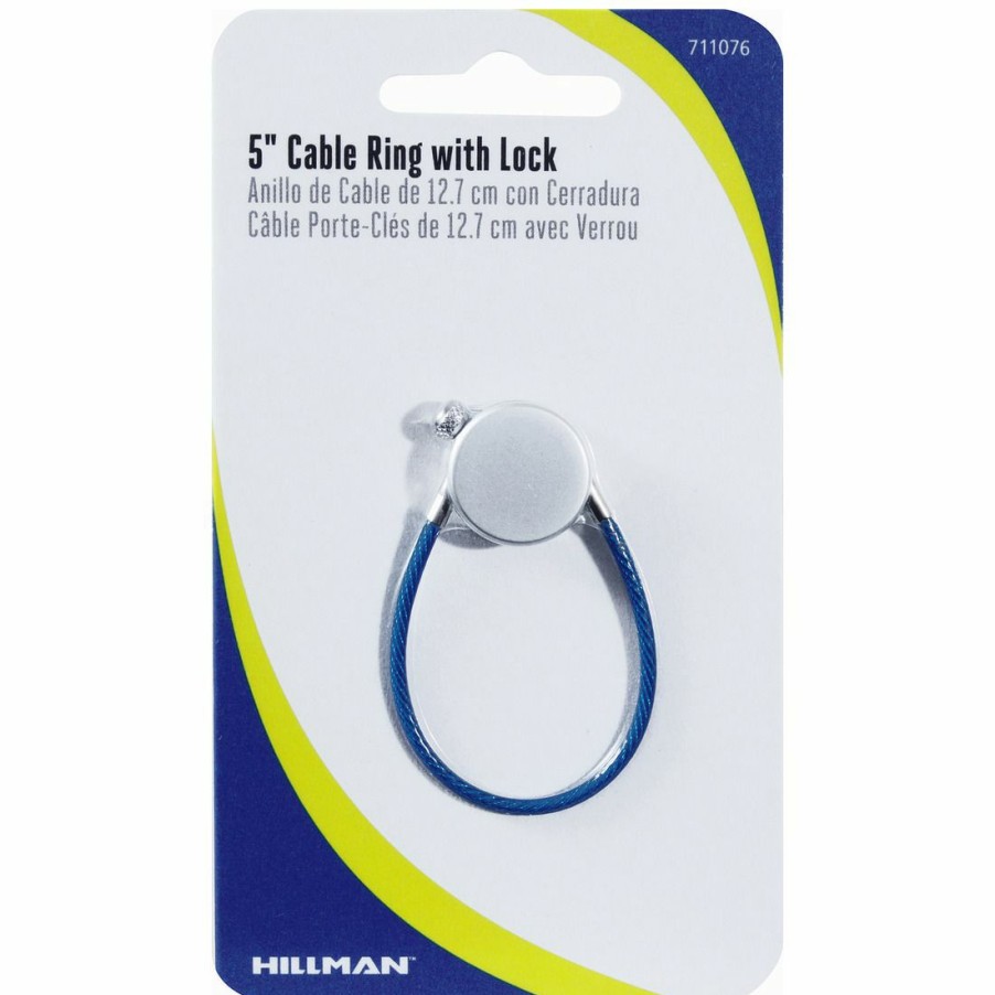 Hardware * | Hillman Cable Ring With Lock, 711076, 5 In