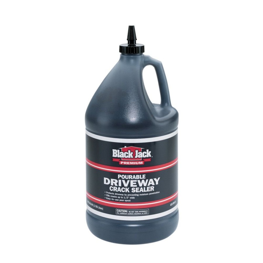 Plumbing * | Black Jack Pourable Driveway Crack Sealer, 6435-9-34, 1 Gallon