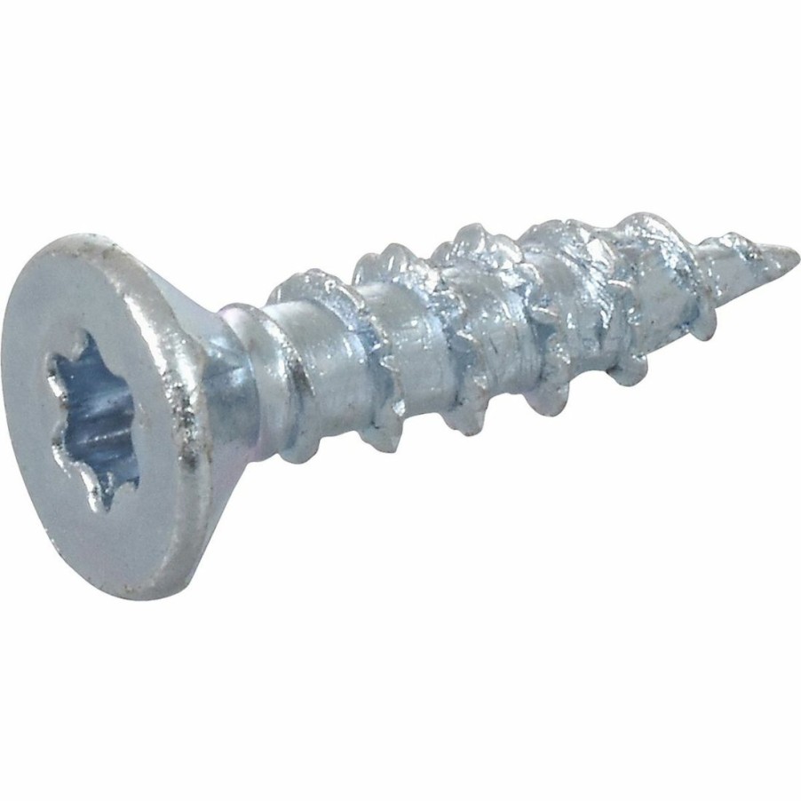 Hardware * | Power Pro Star Drive Flat Head Multi-Material Interior Screw, 40-Pack, 116713, #8 X 3/4 In