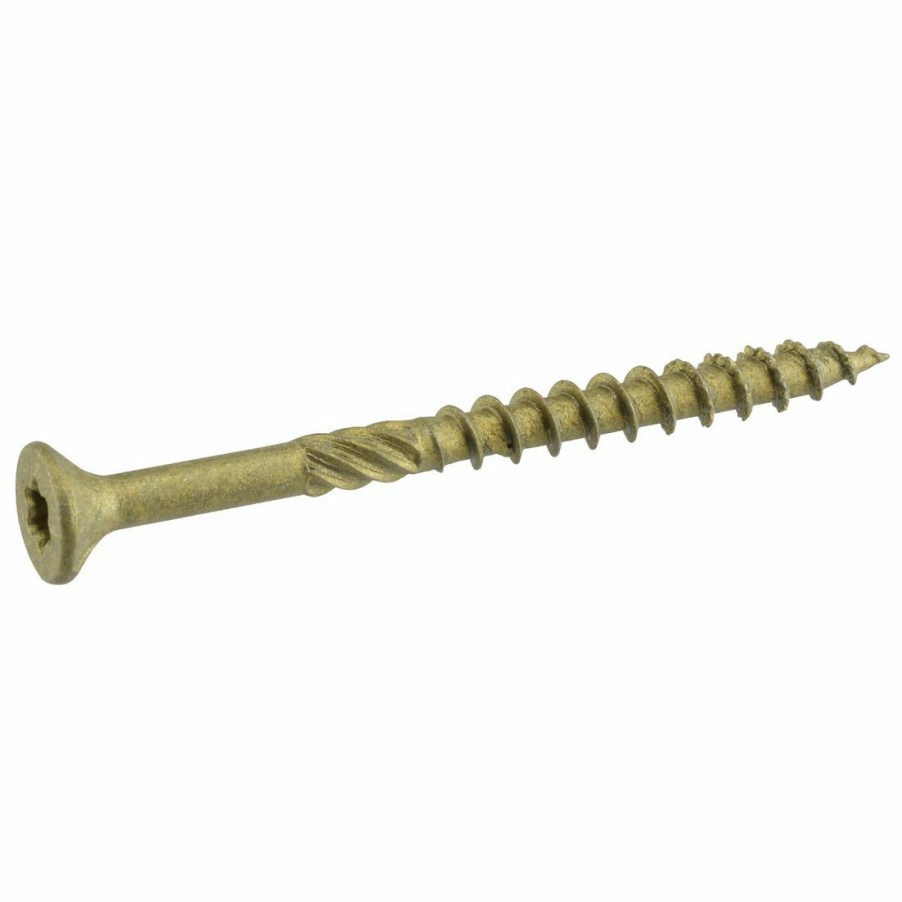 Hardware * | Power Pro Premium Exterior Wood Screws, Star Drive, 50-Pack, 42479, #8 X 2 In