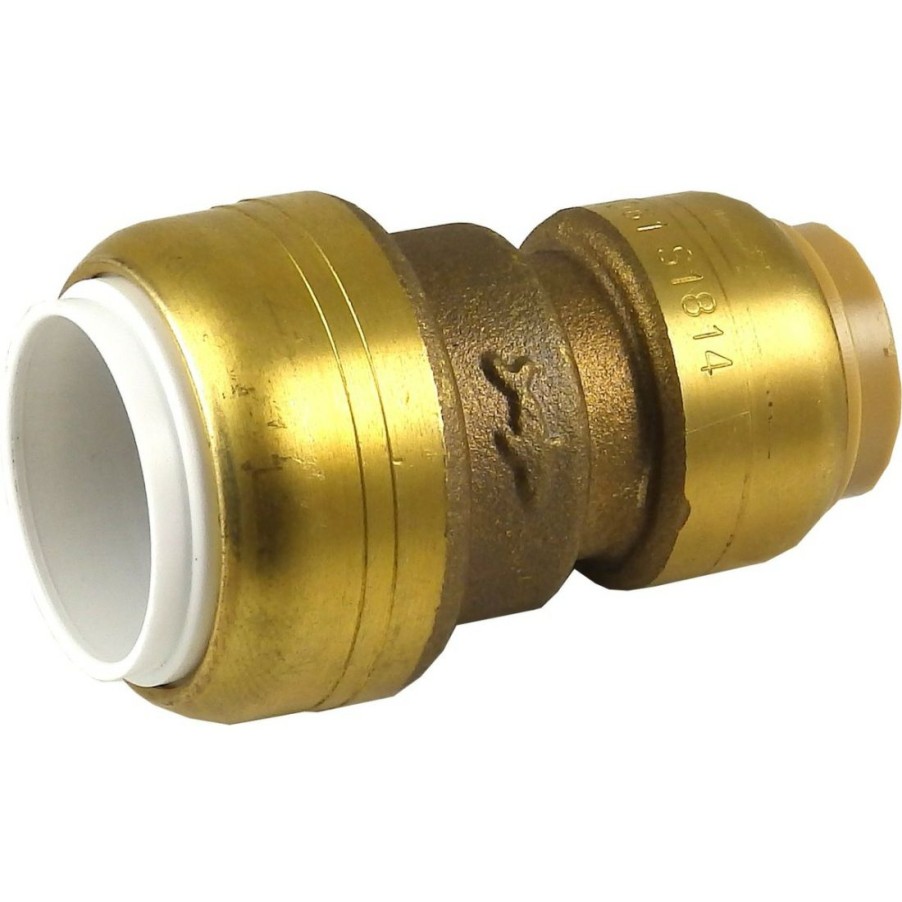 Plumbing * | Sharkbite Push-To-Connect Brass Coupling, 1/2 In Pvc X 1/2 In Cts, Uip4008A