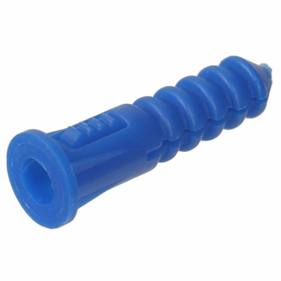 Hardware * | Hillman #8-10-12 Xl-Pak Ribbed Plastic Anchor W/ Screw, 41821, 1-1/4 In