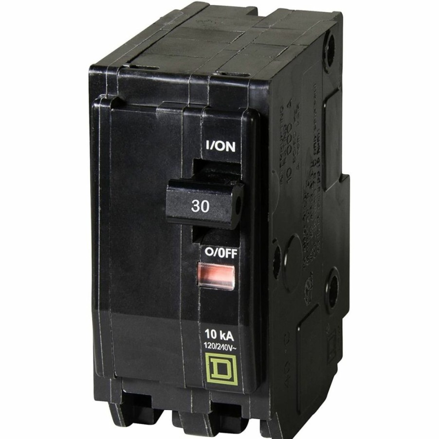 Paints & Stains * | Square D Circuit Breaker Qo 2-Pole, 30A, 120 / 240 V, 10 Ka, Qo230Cp