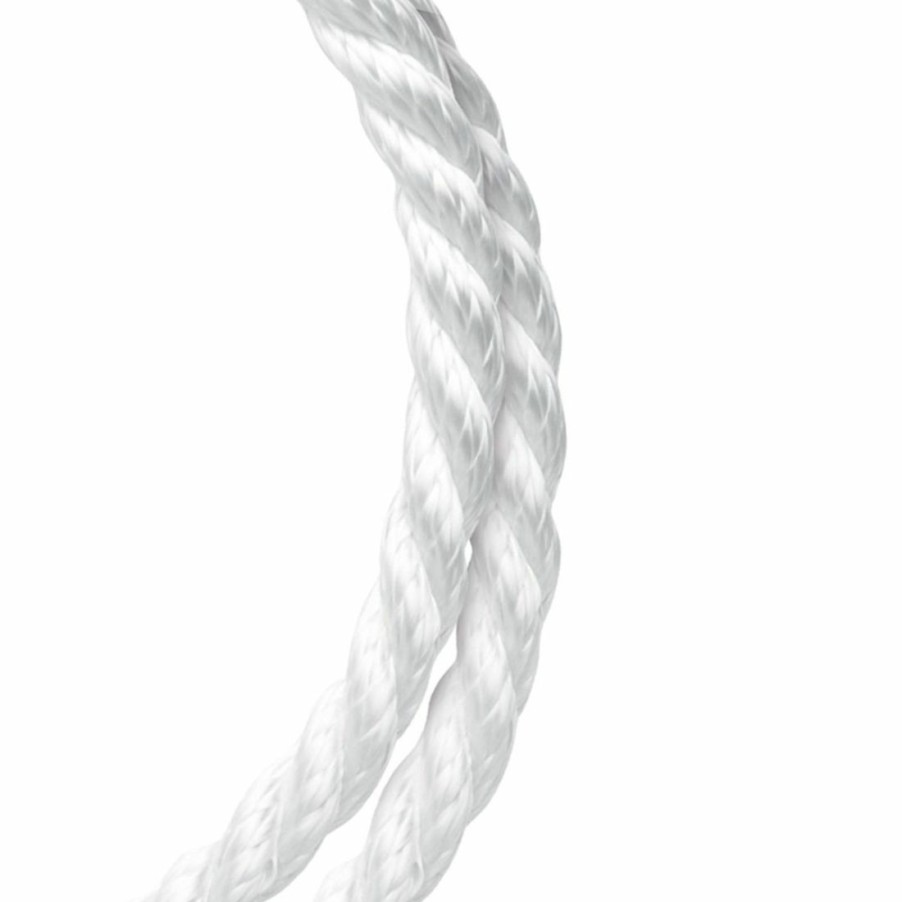 Hardware * | Koch Industries Nylon Twist White Rope, 1/4 X 50 Ft, 5210835