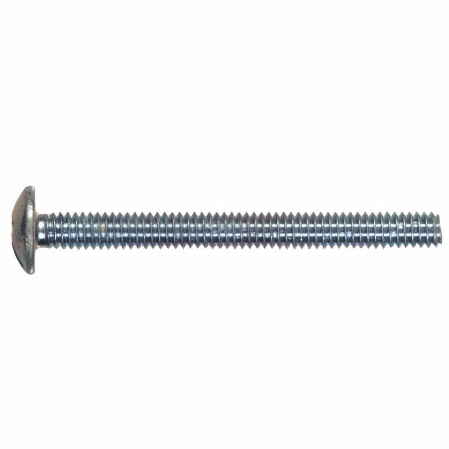 Hardware * | Hillman Zubc Truss Head Slotted Machine Screws, 6-Pack, 9014, #8-32 X 1-1/2 In