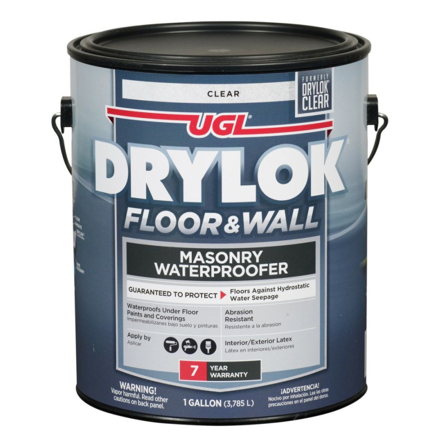 Paints & Stains * | Drylok Floor & Wall Masonry Waterproofer, 20913, Clear, 1 Gallon