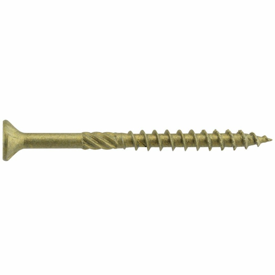 Hardware * | Power Pro Premium Exterior Wood Screws, Star Drive, 25-Pack, 42485, #10 X 3-1/2 In