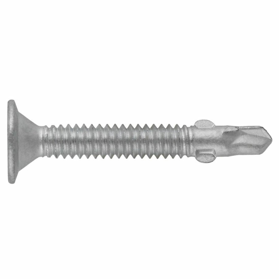 Hardware * | Hillman 1/4 In D 1 Lb Box Flat Head Phillips Self Drilling Screws With Wings, 47296, 2-3/4 In