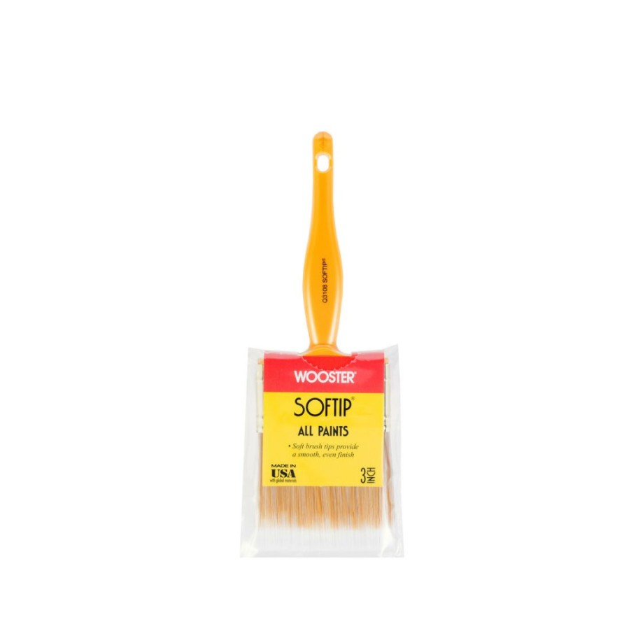 Paints & Stains * | Wooster Softip Paint Brush, 3 Inch, Q3108-3