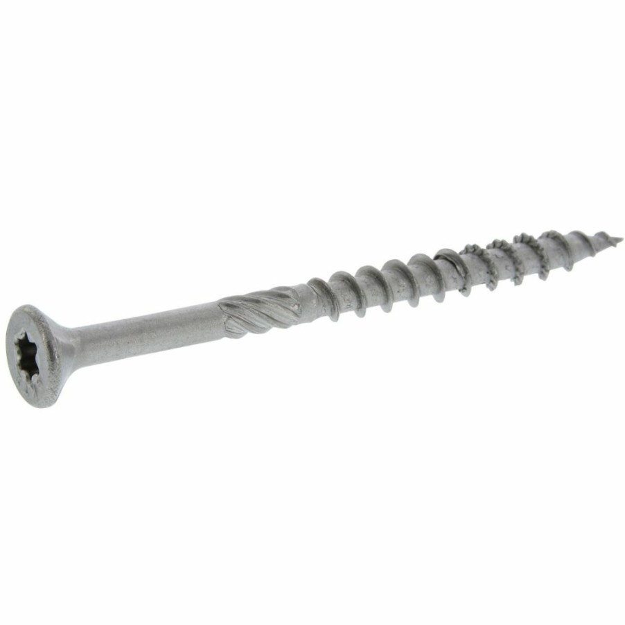 Hardware * | Power Pro 305 Stainless Steel Star Drive Wood Screws, 42497, #9 X 2 In