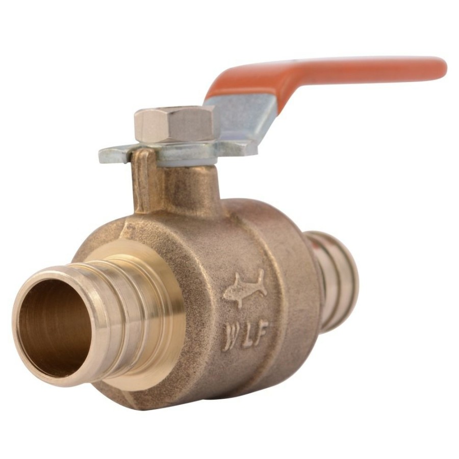 Plumbing * | Sharkbite Brass Full Port Barb Ball Valve, 3/4 In, 22462Lfa