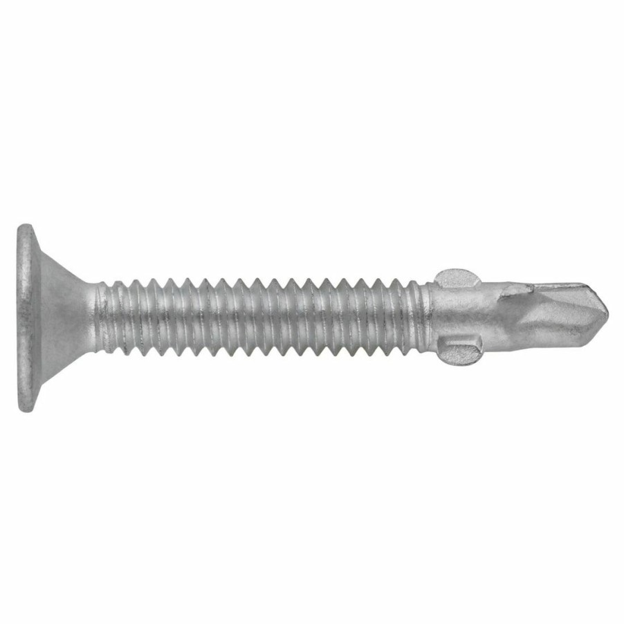 Hardware * | Hillman 1 / 4 In D Xl-Pak Flat Head Phillips Self Drilling Screws With Wings, 41895, 2-3/4 In