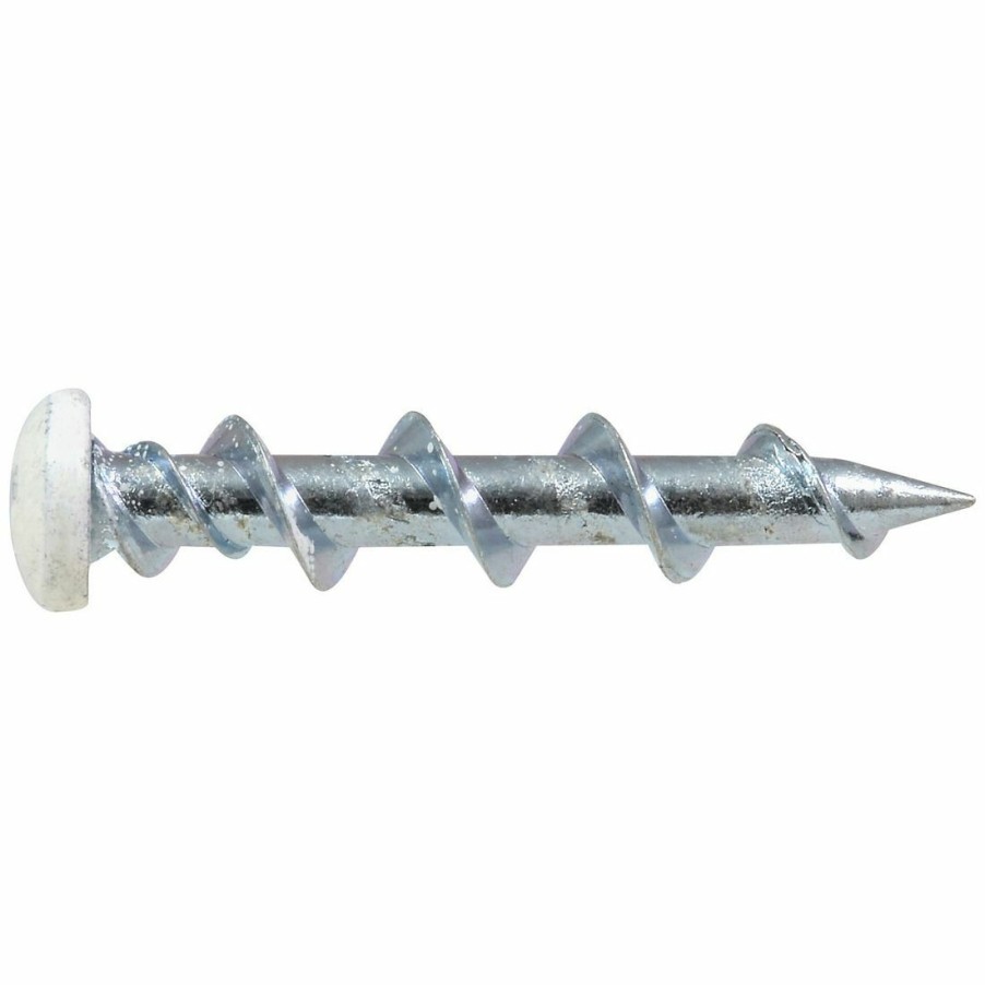 Hardware * | Walldog White Pan Head Phillips Screw & Anchor In One, 42007, 3/16 In X 1-1/4 In