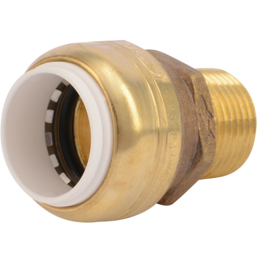 Plumbing * | Sharkbite Push-To-Connect Male Connector, 1/2 In Pvc Ips X 1/2 In Mip, Uip120A