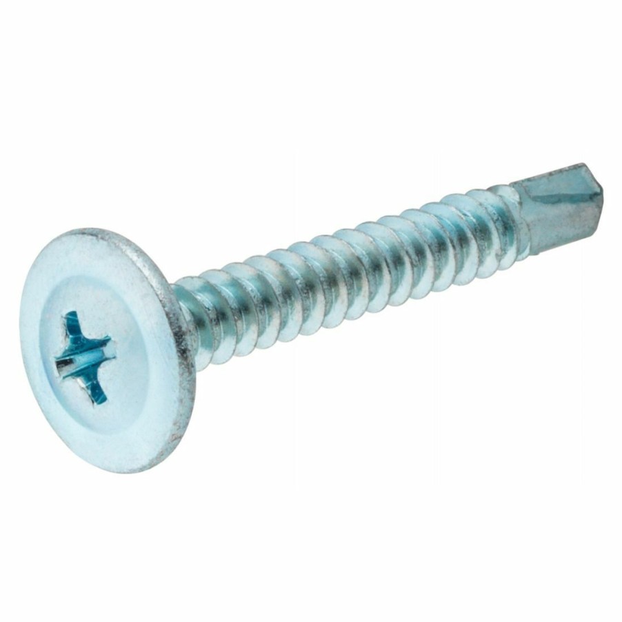 Hardware * | Hillman Truss Washer Head Needle Point Lath Screws, Phillips Drive, 1 Lb Box, 47287, #8 X 1-1/4 In