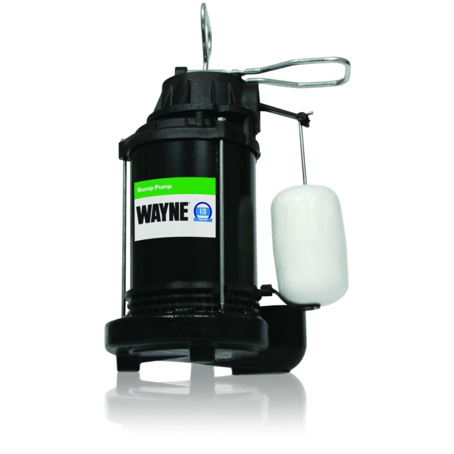 Plumbing * | Wayne Epoxy Coated Housing, Cast Iron Pump Base, 1/3 Hp Sump Pump, Cdu790