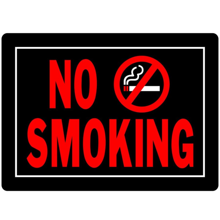 Hardware * | Hillman "No Smoking" Sign, 10 In X 14 In, 840149