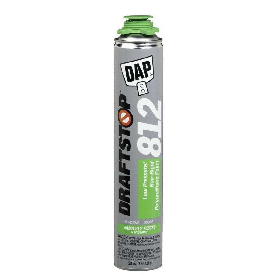 Tape & Adhesive * | Dap Draftstop 812 Low Pressure Polyurethane Window & Door Foam, 7079880812, 26 Oz