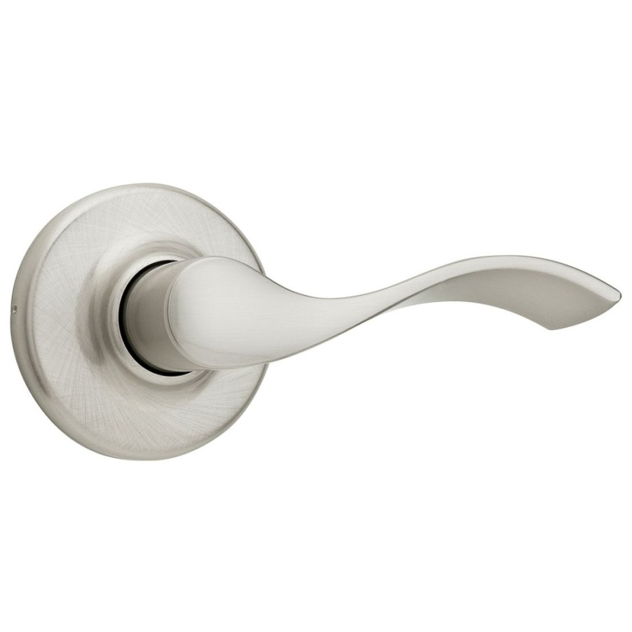 Hardware * | Kwikset Balboa Hall / Closet Lever, 92001-525, Satin Nickel