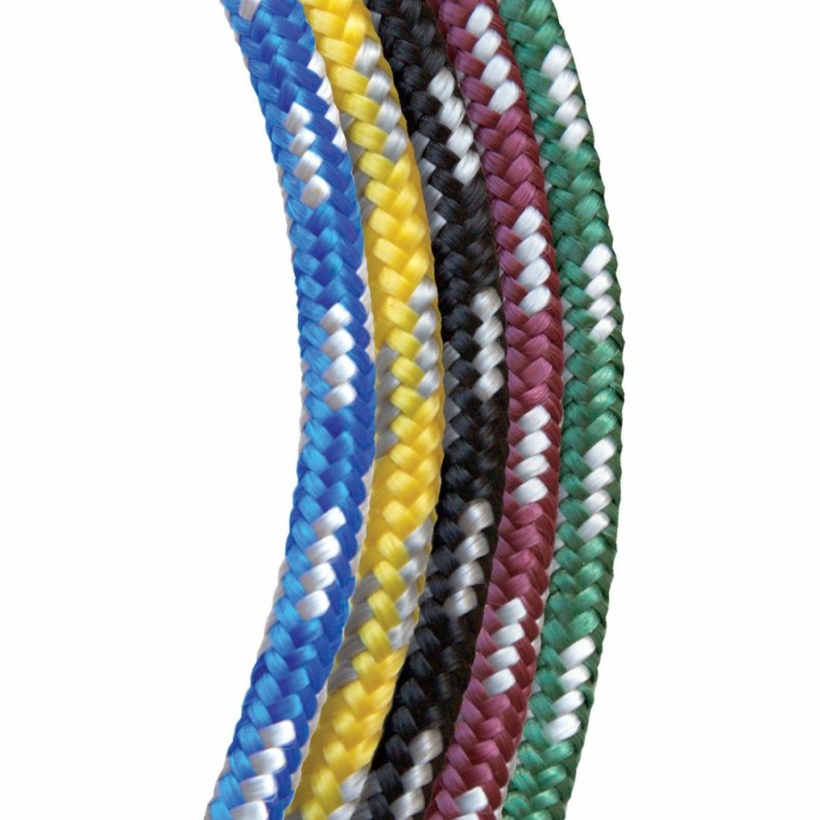 Hardware * | Koch Industries Polypropylene Diamond Braid Rope, #16 1/2 X 100 Ft, Assorted Colors, 5171625