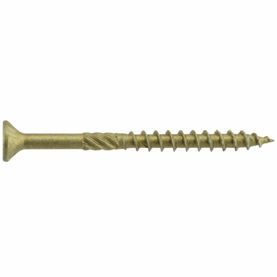 Hardware * | Power Pro Premium Exterior Wood Screws, Star Drive, 5 Lb Box, 48615, #10 X 4 In