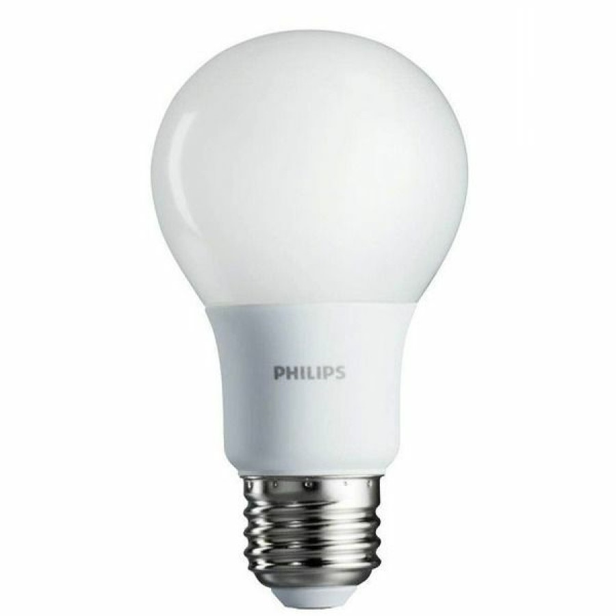 Paints & Stains * | Philips Soft White Light Bulds Non-Dimmable, 800 Lumens, 60W, A19Bulb, 4-Pack, 461129