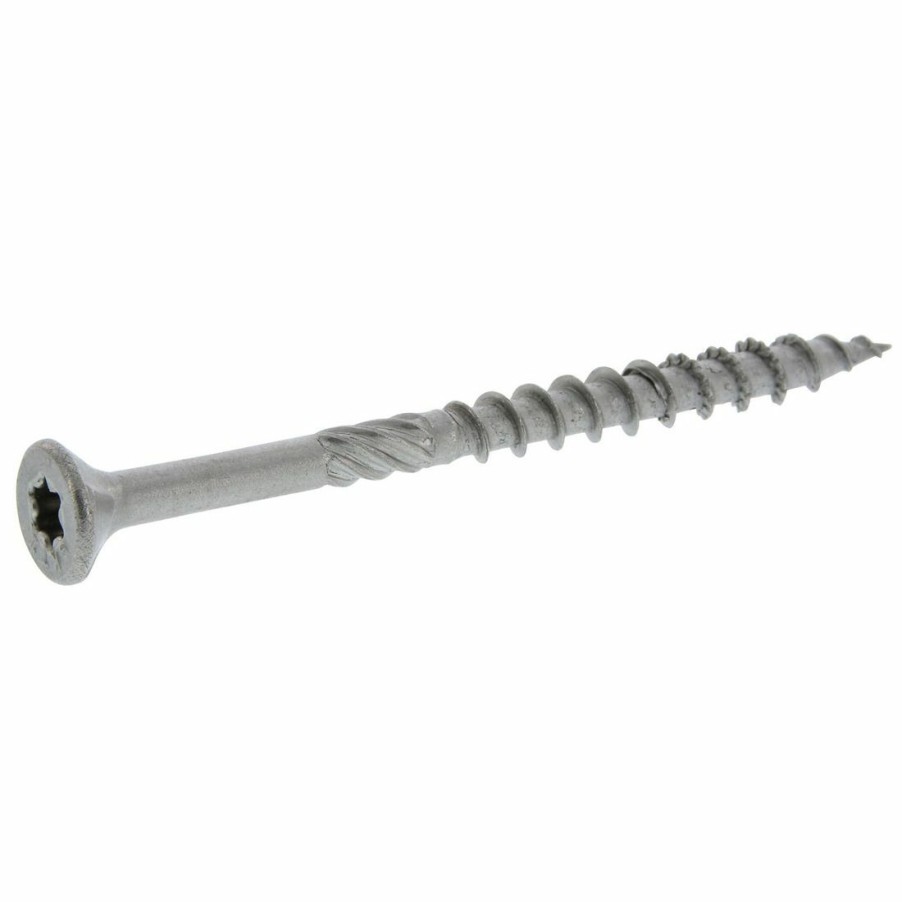 Hardware * | Power Pro Premium 305 Stainless Steel Wood Screws, Star Drive, 45-Pack, 42487, #8 X 1-1/4 In