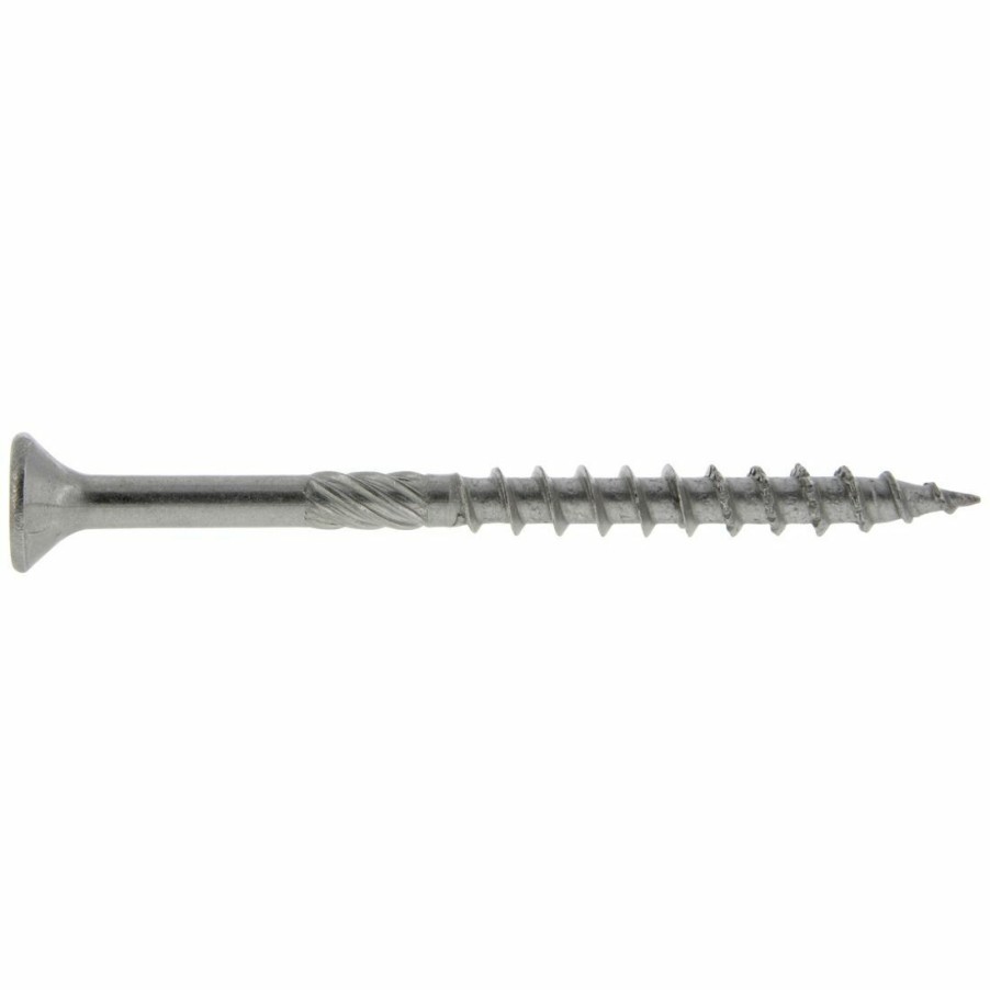 Hardware * | Power Pro Premium 305 Stainless Steel Wood Screws, Star Drive, 45-Pack, 42487, #8 X 1-1/4 In