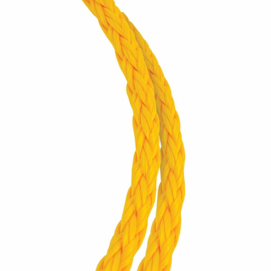 Hardware * | Koch Industries Polypropylene Hollow-Braid Yellow, 1/2 In Diameter, Sold Byt The Foot, 5061645