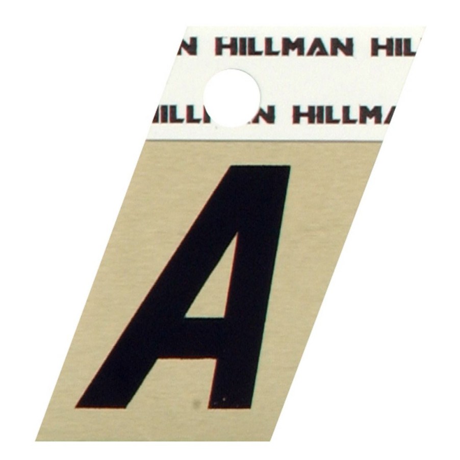 Hardware * | Hillman Angle-Cut Adhesive Letters, 840494, 1-1/2 In