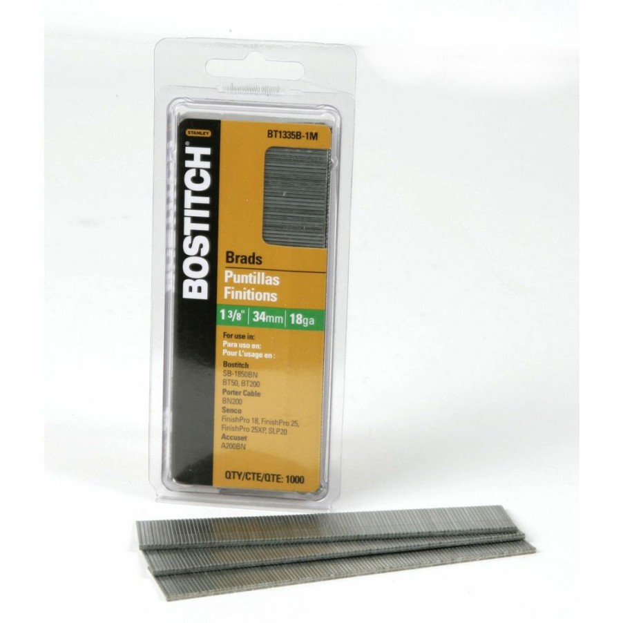 Hardware * | Bostitch Brad Nails, 18-Gauge, 1-3/8 In, Bt1335B-1M