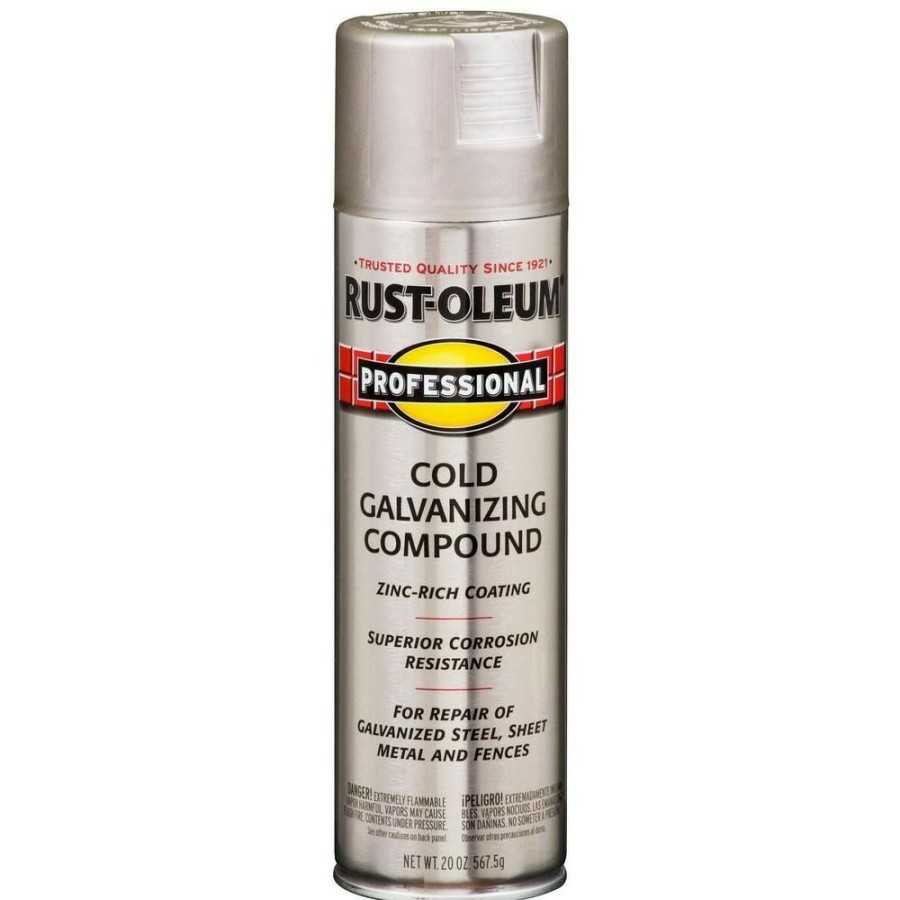 Paints & Stains * | Rust-Oleum Flat Cold Galvanizing Compound Coating, 7585838, 20 Oz