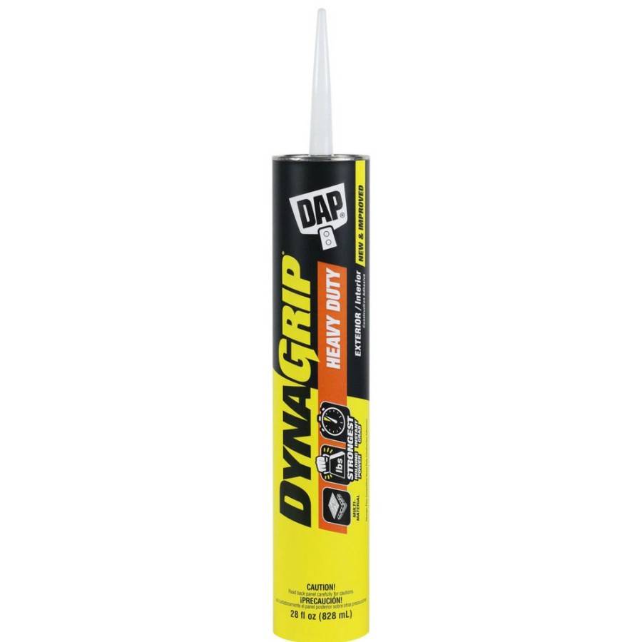 Tape & Adhesive * | Dap Dynagrip Heavy Duty Construction Adhesive, 7079827510, White, 28 Oz